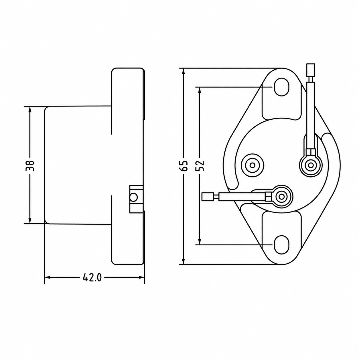 Product overview of JY-2609 porcelain flange mount lampholder