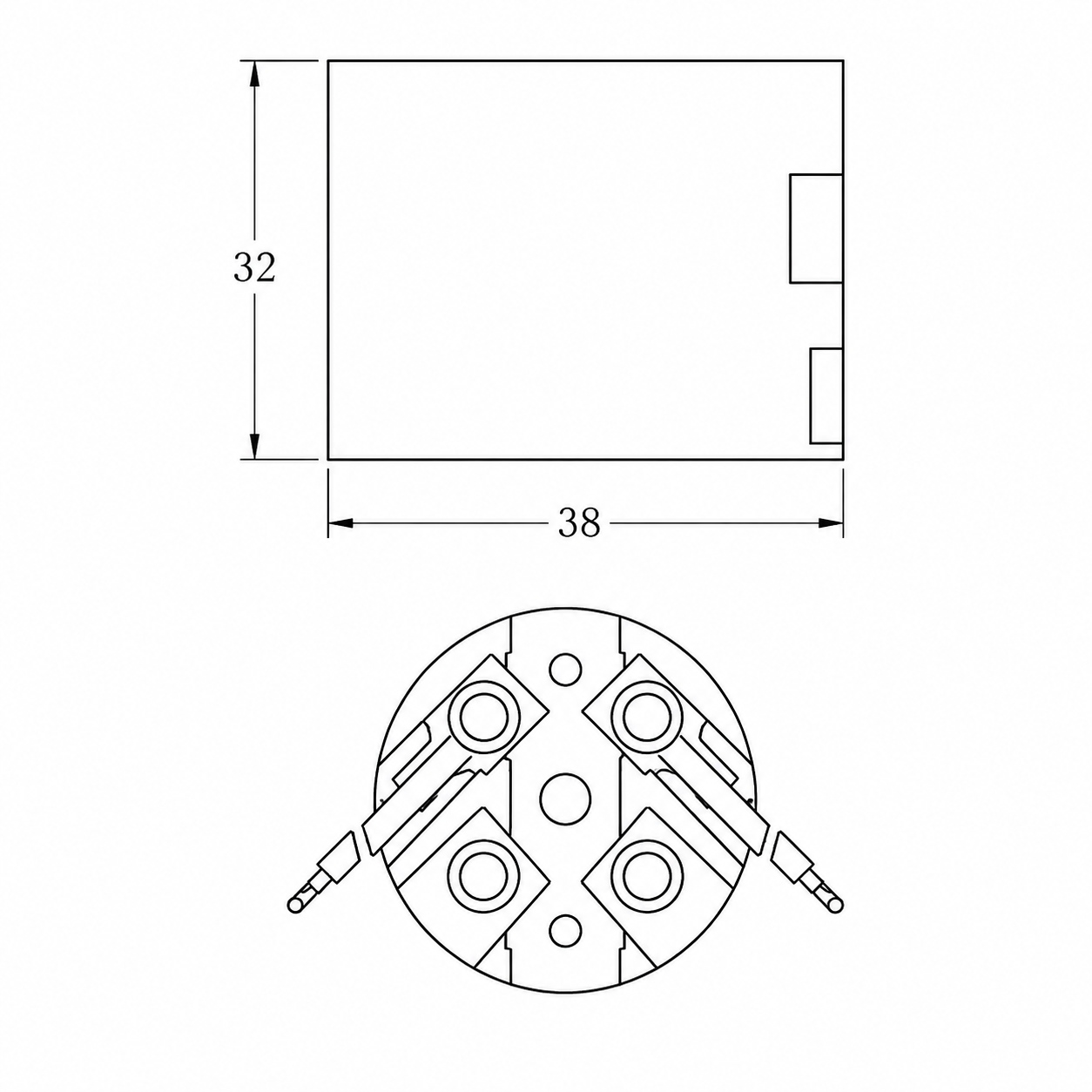 Product overview of JY-2602 phenolic lampholder