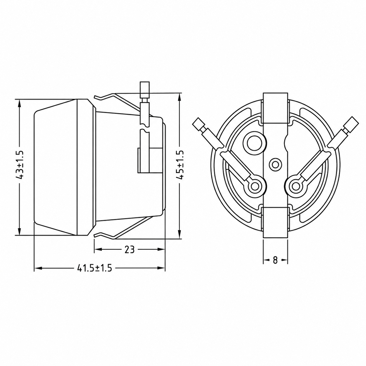 Product overview of JY-2606 porcelain lampholder