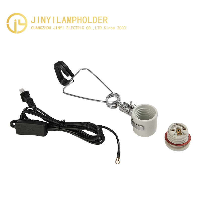 Specification table for JY-111 E26 ceramic lamp holder